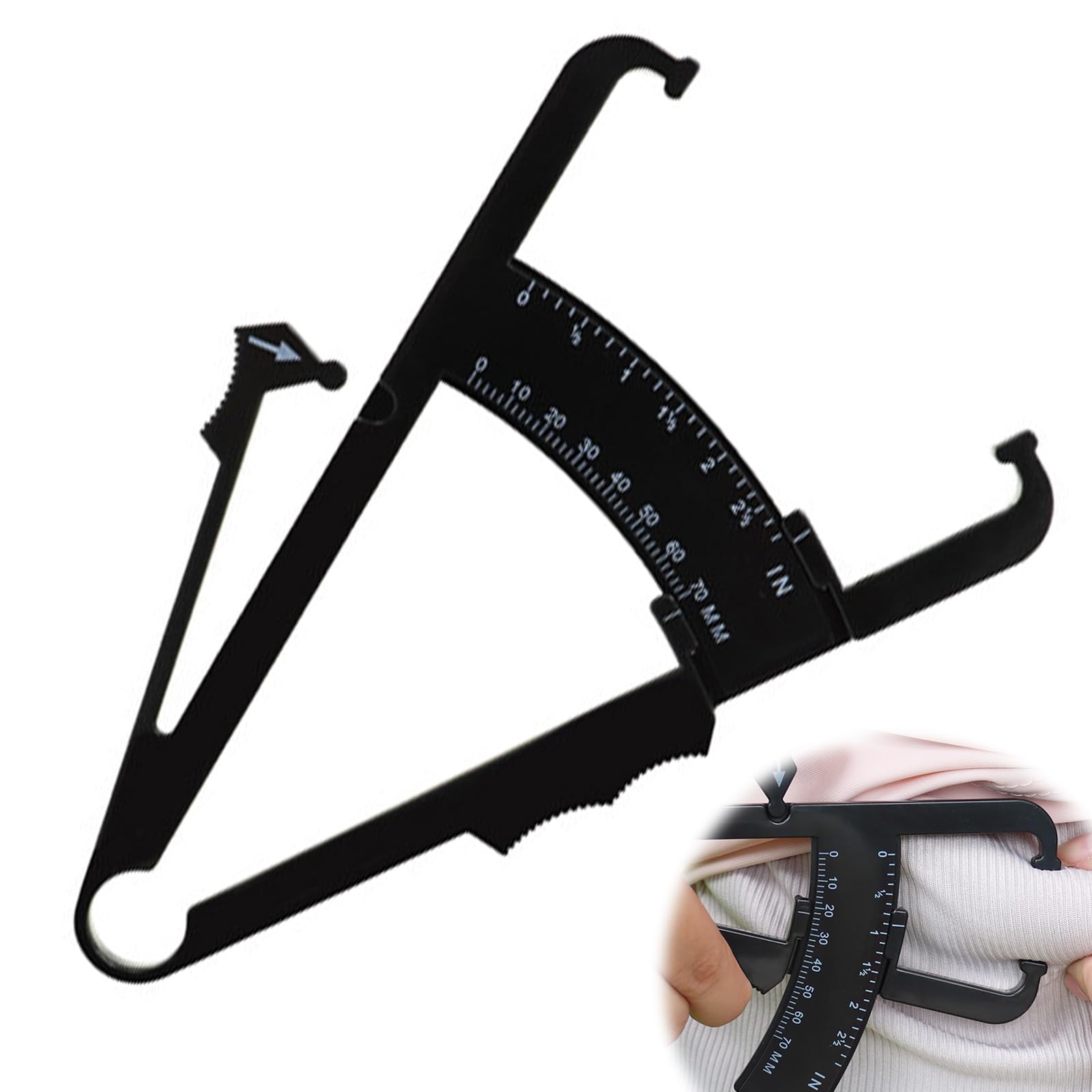 Amazon.co.jp: EsiFare 皮下脂肪キャリパー 皮下脂肪 測定 皮下脂肪