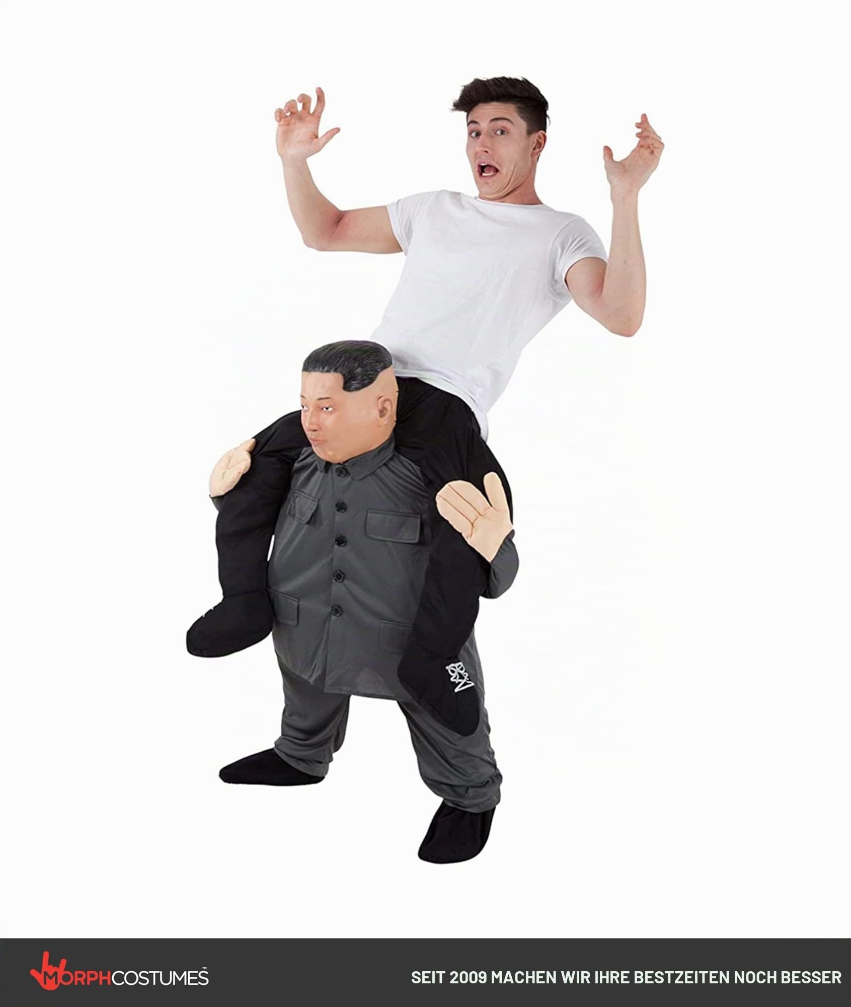 Morph Costumes Piggyback Funny Political Ride on Halloween Costume for Adults