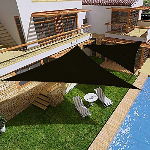 Voile d'ombrage triangulaire pour repas sur terrasse et jardin - 3