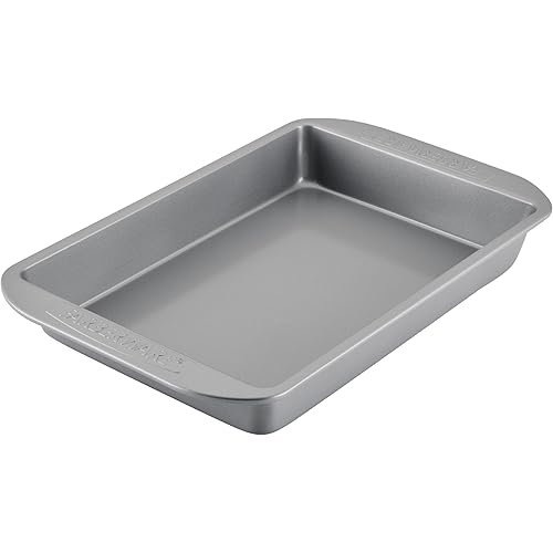 Farberware Nonstick Bakeware Baking Pan / Nonstick Cake Pan, Rectangle - 9 Inch x 13 Inch, Gray