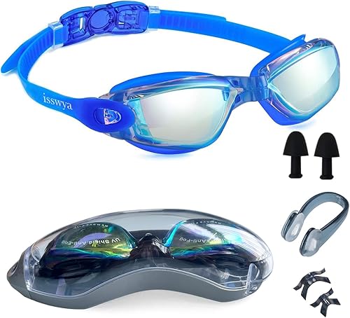 Gafas de natación antivaho sin fugas, protección completa para adultos, hombres, mujeres y jóvenes