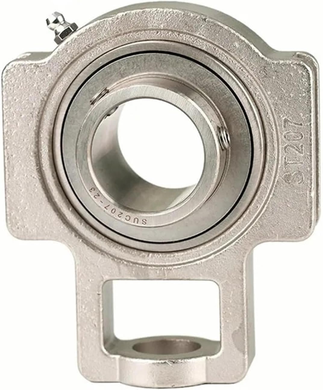 1PCS 304 Stainless Steel Vertical Outer Spherical Bearing Base SUCT201 UCT202 UCT203 UCT204 SUCT205 Insert Bearing(SUCT205)