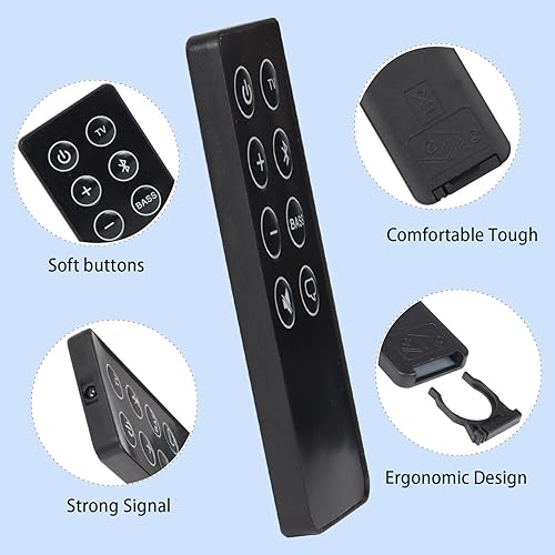 Miniatura 10 de 2 piezas de control remoto universal de repuesto compatible con control remoto Bose, compatible con Bose Sound Touch Wave Music Radio System I II
