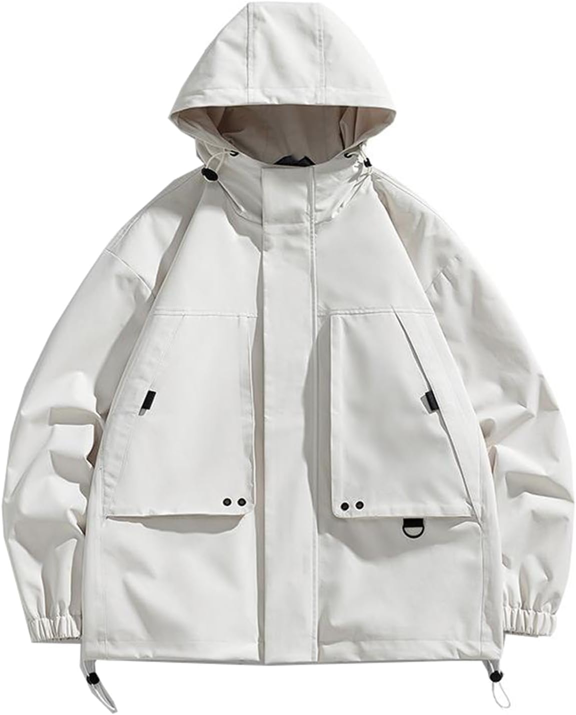 Men's Coat Workwear Spring Fall American Retro Techwear Hooded Jacket for men