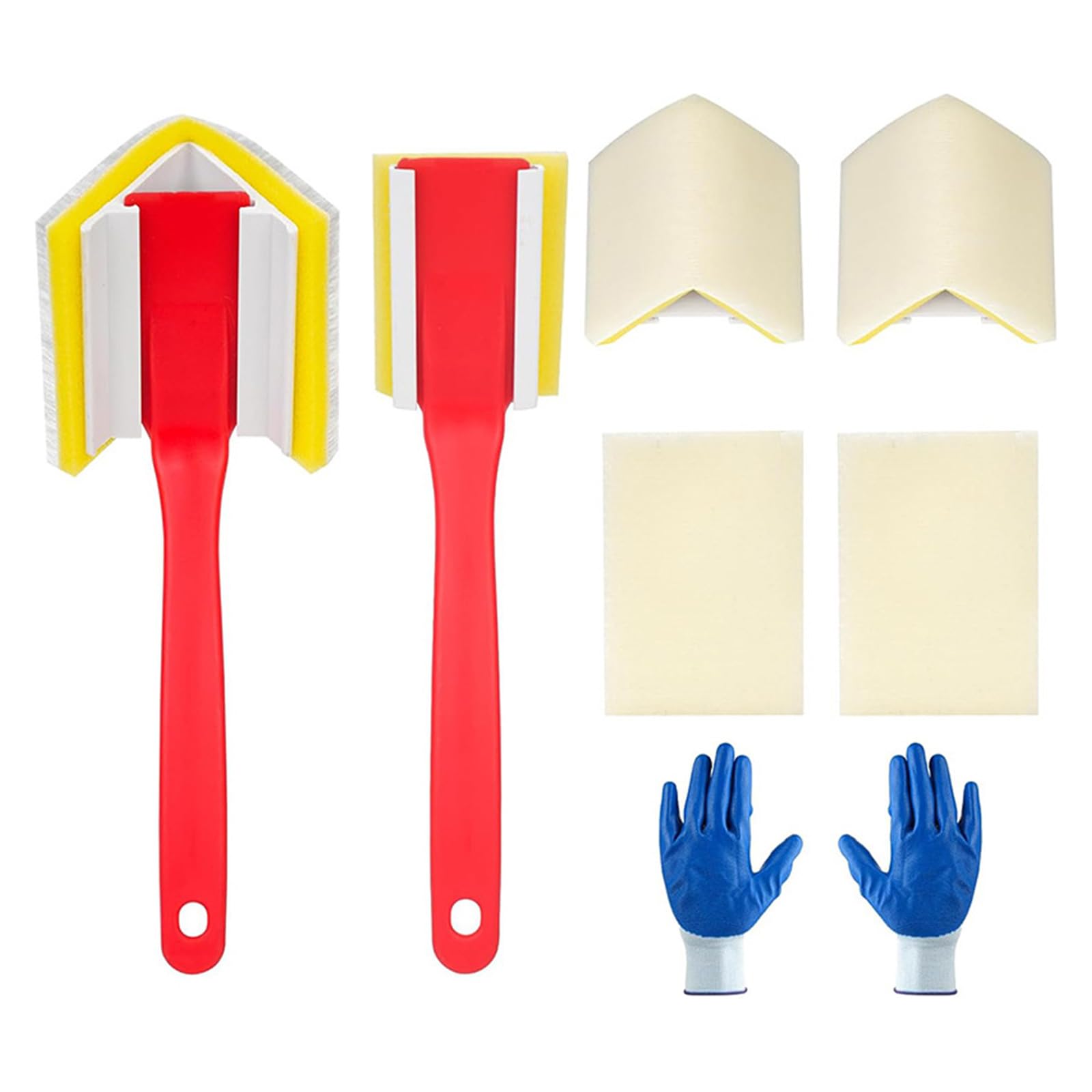 Corner Brush Paint Trimmer Edges Tool Brushes Wall Applicator for Painting Pad Paint Touches Up Tool Multifunctional Repair