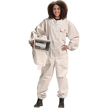 Bees & Co U75 Natural Cotton Beekeeper Suit With Square Veil