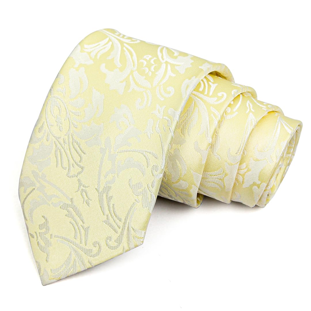 peluche The Pale Lilac Beige Colored Microfiber Necktie For Men-picture-30