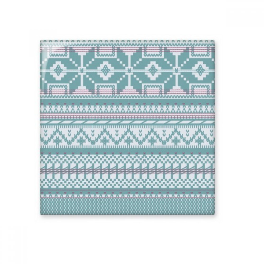 Carreaux céramique murale bleu motif hexagone et triangle
