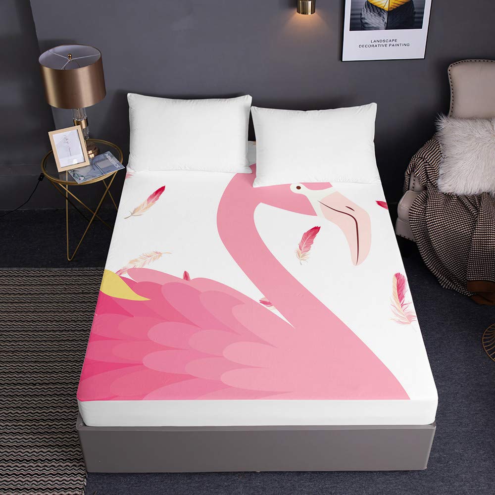 Drap housse microfibre anti-plis et antidérapant bonnet 30cm 140x200