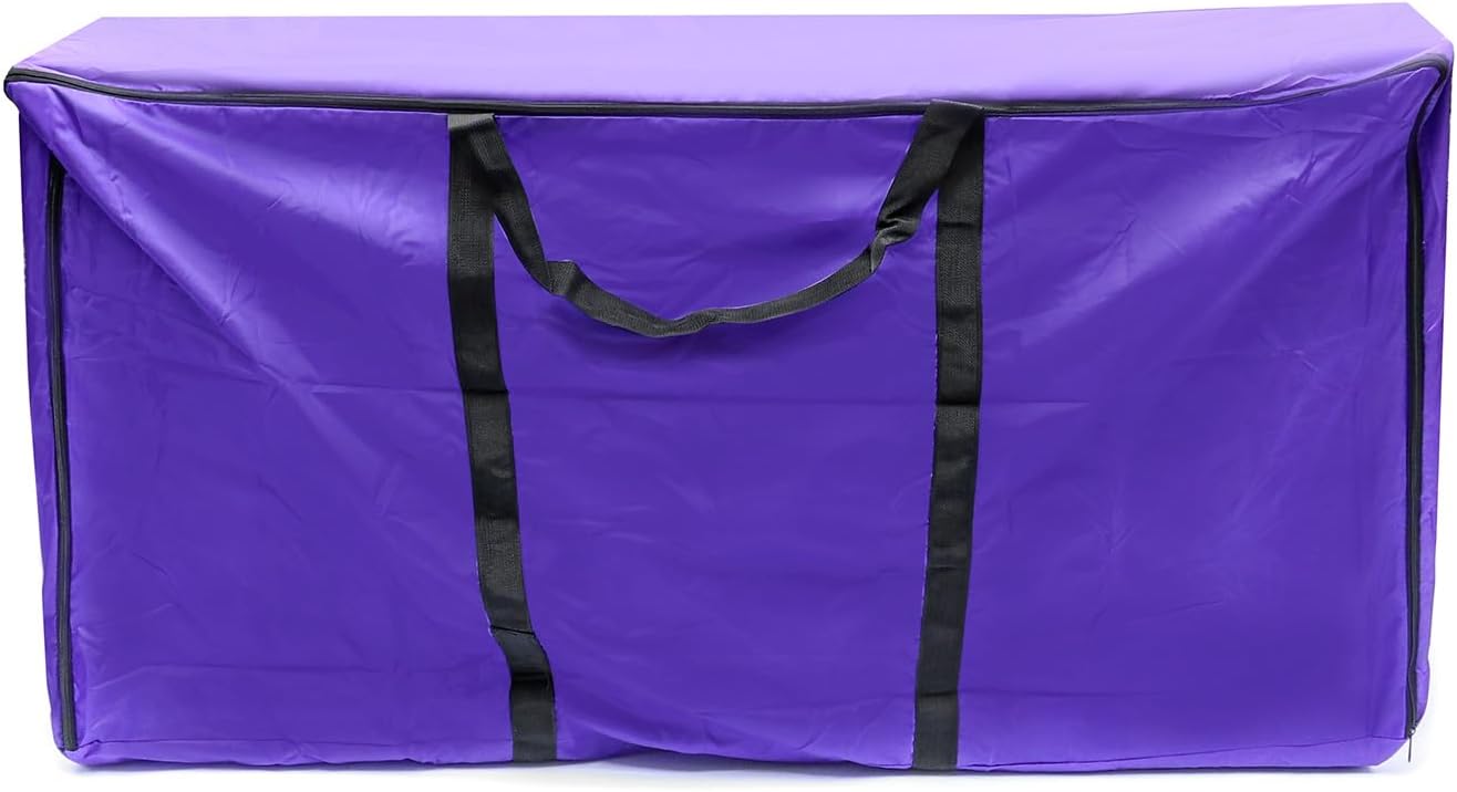 QWORK Hay Bale Storage Bag, 4 Pack 420D Horse and Livestock Hay Bale Bag, Large Tote Collapsible Bag