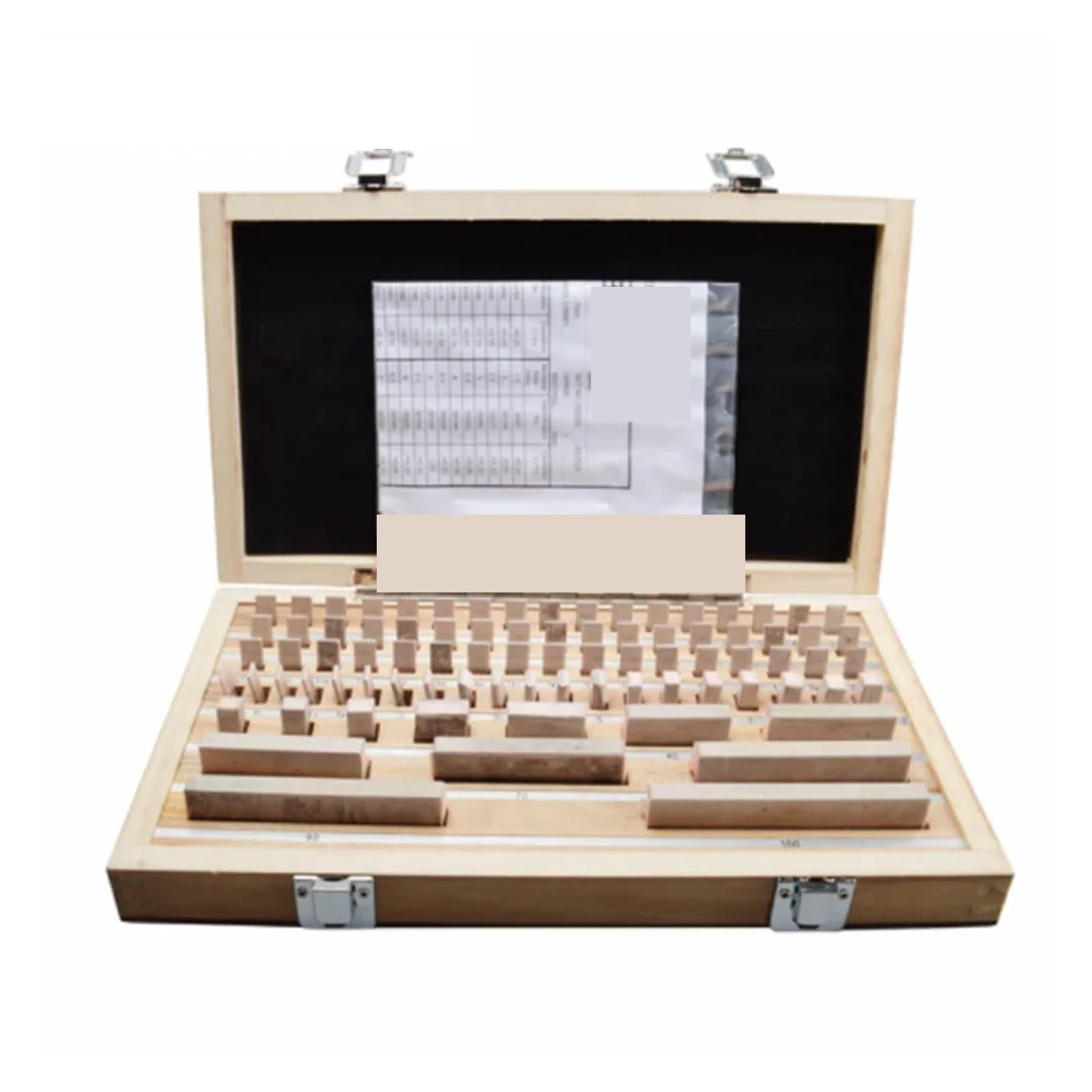 Mthckxjbsuz 0 Grade Gauge Block, 1 Grade Block Gauge Inpsection Block 83Pcs/Set Inspection Caliper Block Gauge Inspection Measurement Tool(0 Grade)