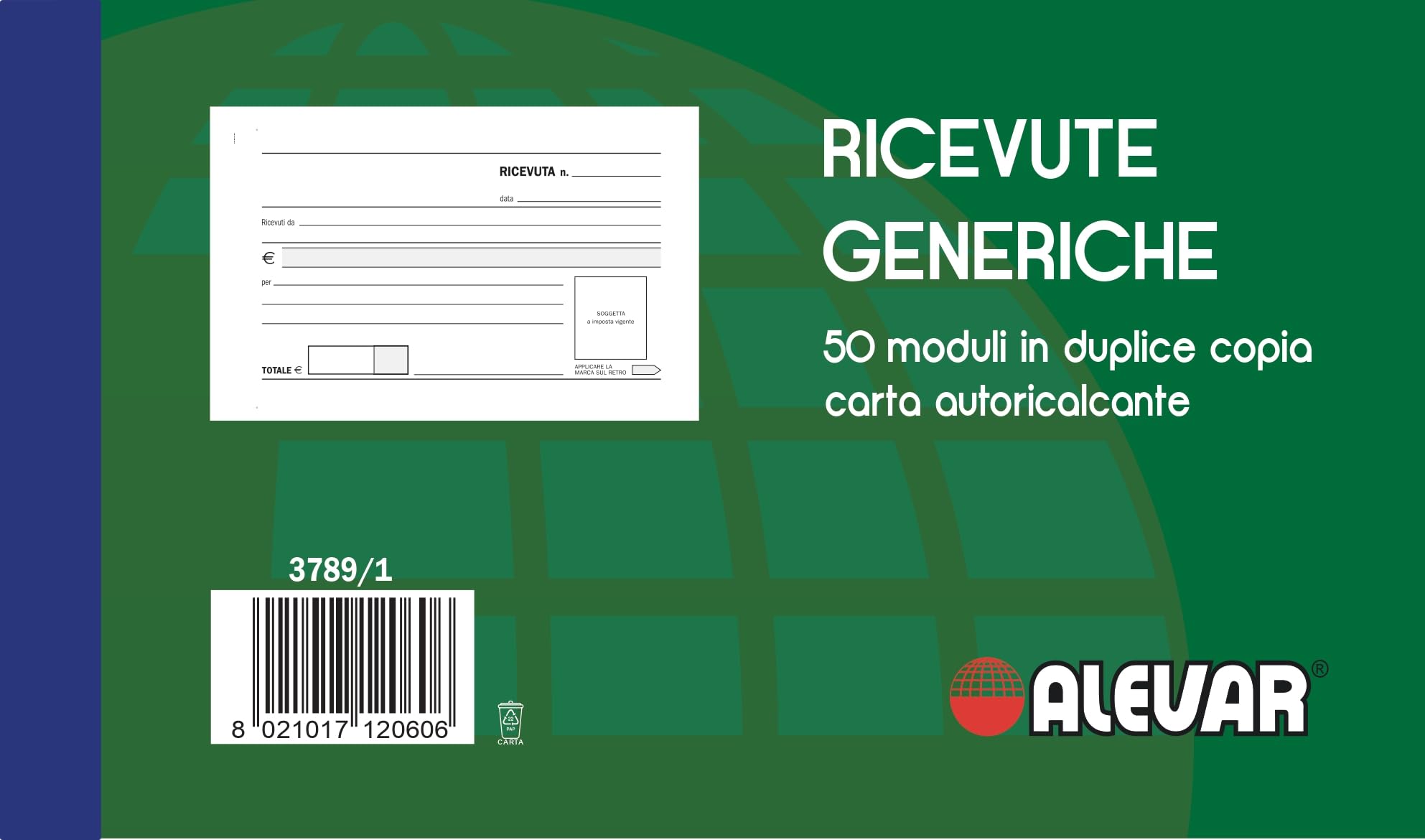 Generic Receipt Blocks 2 Copies 50 Modules Size 17 x 10 cm Pack of 1 Block