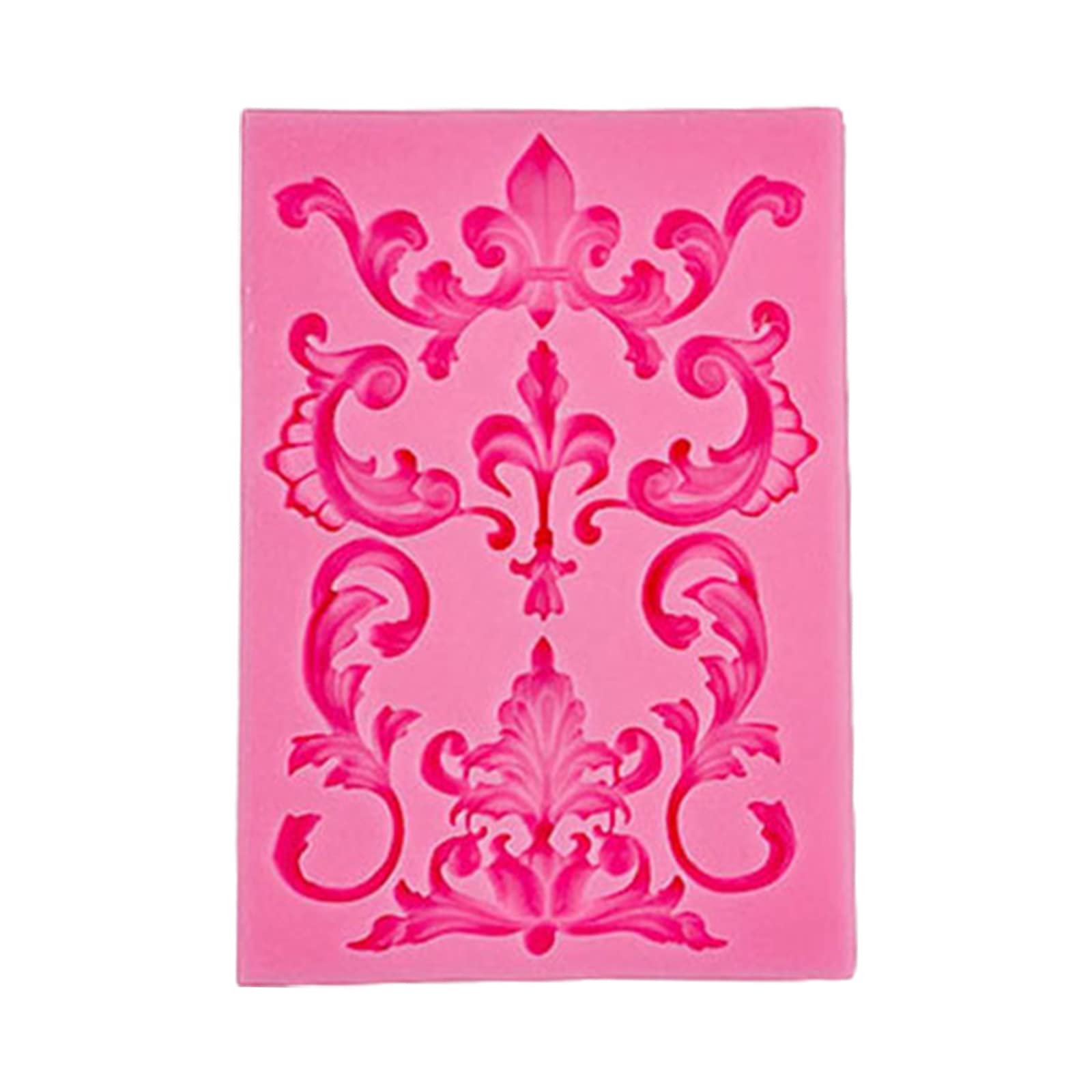 Elnwnnkc Silicone Cake Lace Embossing Fondant Mold Cake Decorating Gadgets Baking Pastry Gadgets Relief Shaped Silicone Chocolate Molds