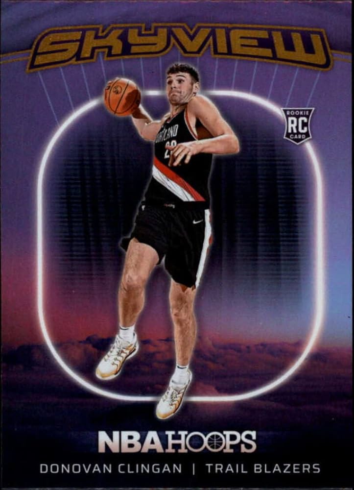 Amazon.com: 2024-25 NBA Hoops Skyview Holo #18 Donovan Clingan