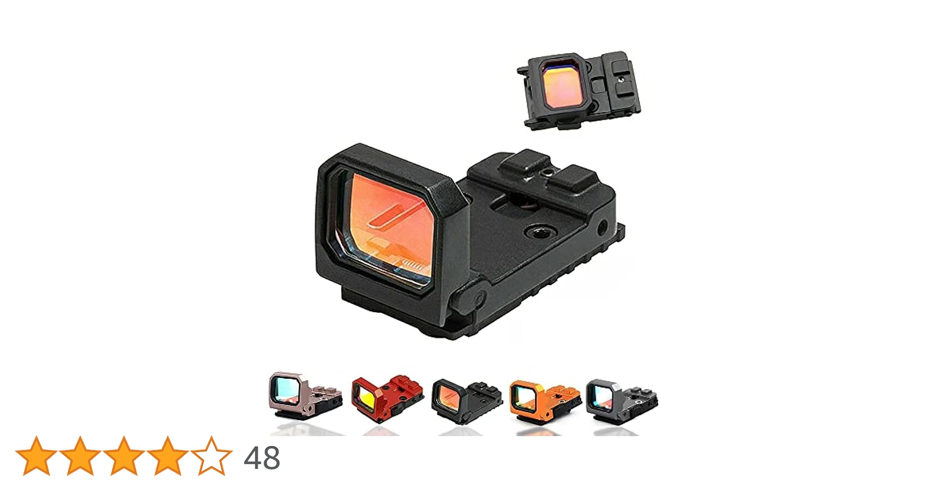 Amazon.co.jp: Susici フリップアップ式 レッドドットサイト 折畳式