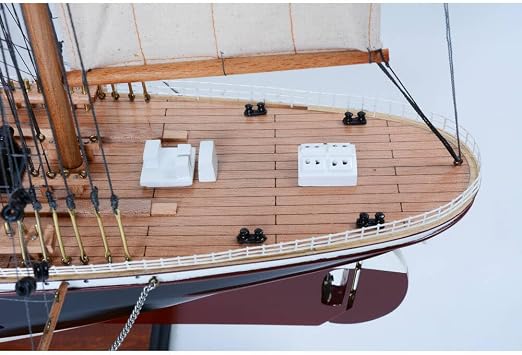 Old Modern Handicrafts Sedov Painted Large Ship Model - Fully Assembled Wooden Model Ship - Exquisite Nautical Decor for Home Decor - 41.7L x 9.8W x 23.2H Inches