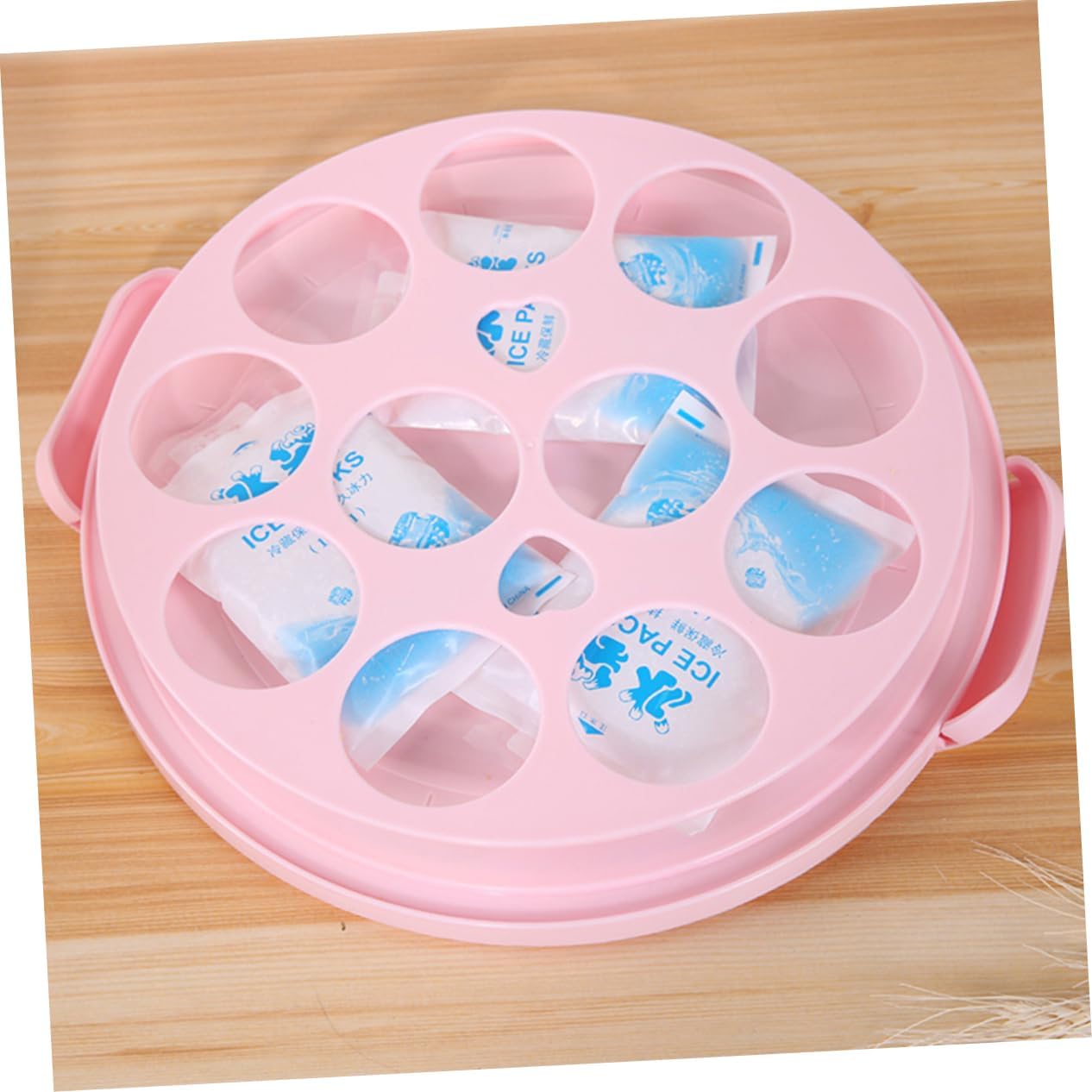 Portable Cake Carrier with Lid and Handle Reusable Round Bakery Packing Box for Muffins and Birthday Cakes for Events Picnics and Safe Storage