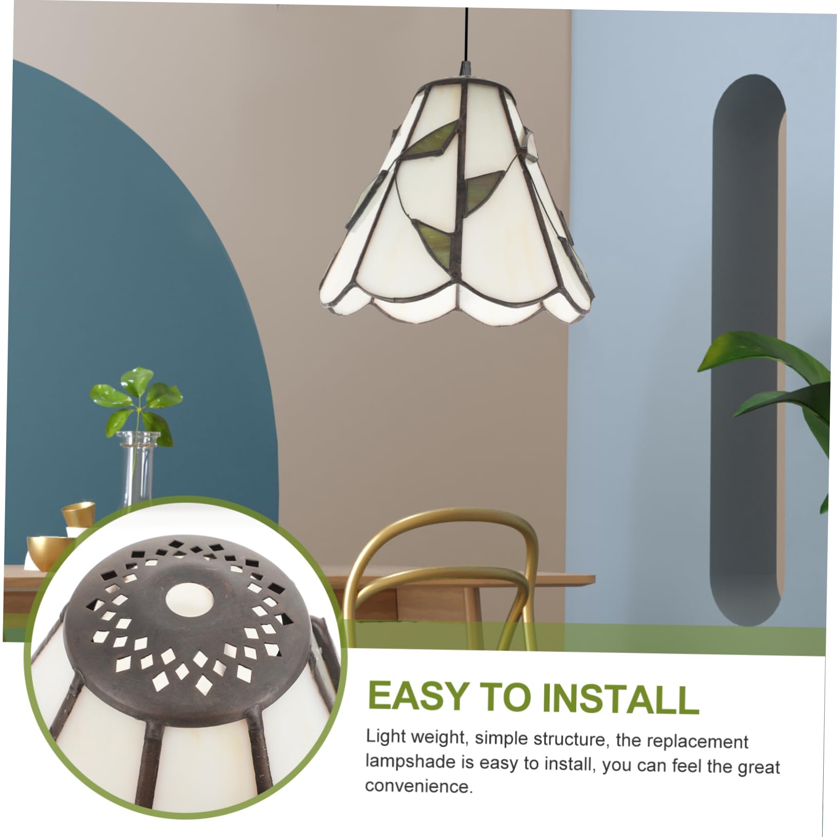 Gadpiparty Lampe De Table Moderne Avec Abat-jour Verre Lampe Décorative Pour Chambre Et Bureau Remplacement Pratique Et Léger Pour Éclairage Intérieur