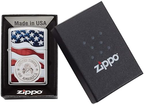Miniatura 6 de Zippo encendedores con la bandera de EE. UU.