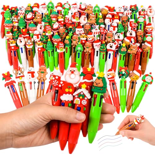 LiYiQ 100 bolígrafos 4 en 1 multicolor para niños miniatura 1