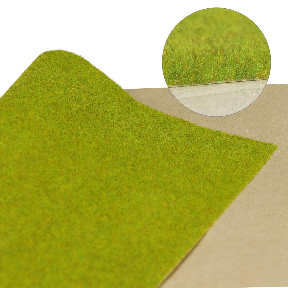 Evemodel CP103 - Tappetino per erba artificiale, 40 x 100 cm, per decorazione bambini, artigianato, paesaggio, modellino fai da te