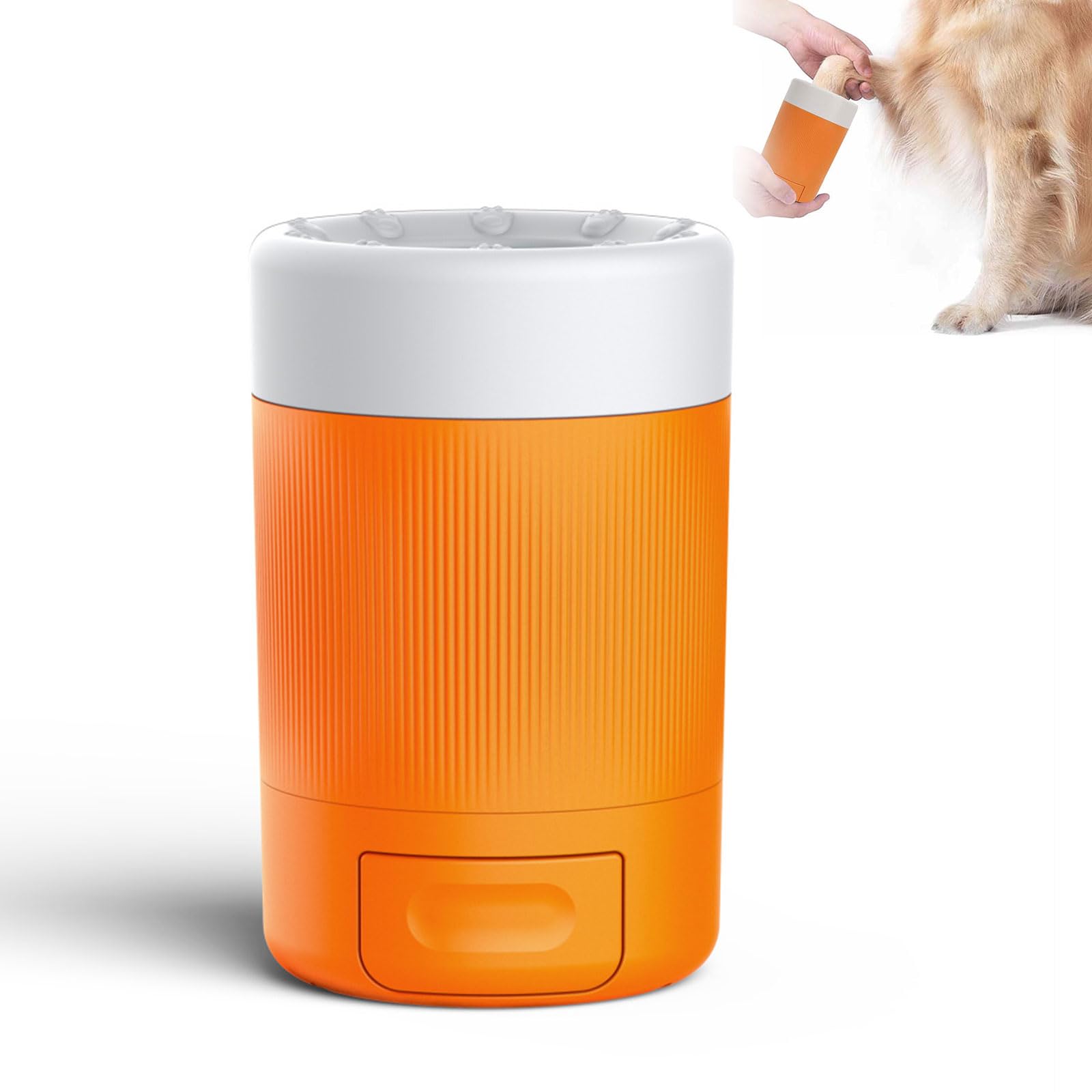 Dog Paw Cleaner, Portable Dog Paw Cleaner, Portable Removable Soft Brush Bristles Silicone Paw Cup, Automatic Cleaner