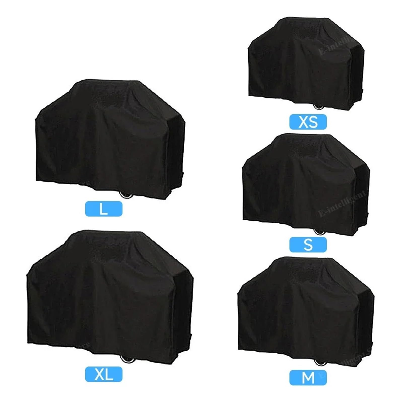 Copertura for barbecue | Copertura for barbecue nera for grill da esterno a gas, carbone, elettrico(L)