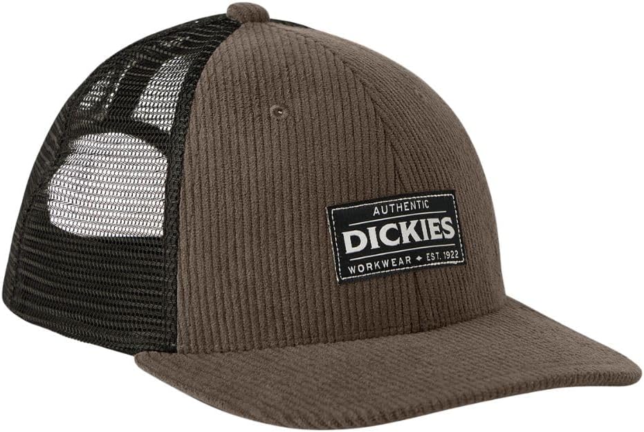 Dickies Mens Low Pro Corduroy Trucker W/Woven Pat