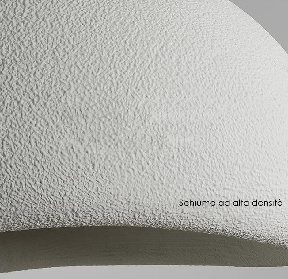 Dopa Dopastore Lampadario a Sospensione Attacco E27 Design Moderno Stile Minimal Lampadario Wabi Sabi 40/50/60CM Portalampada Bianco da Interno IP20 (40 CM)