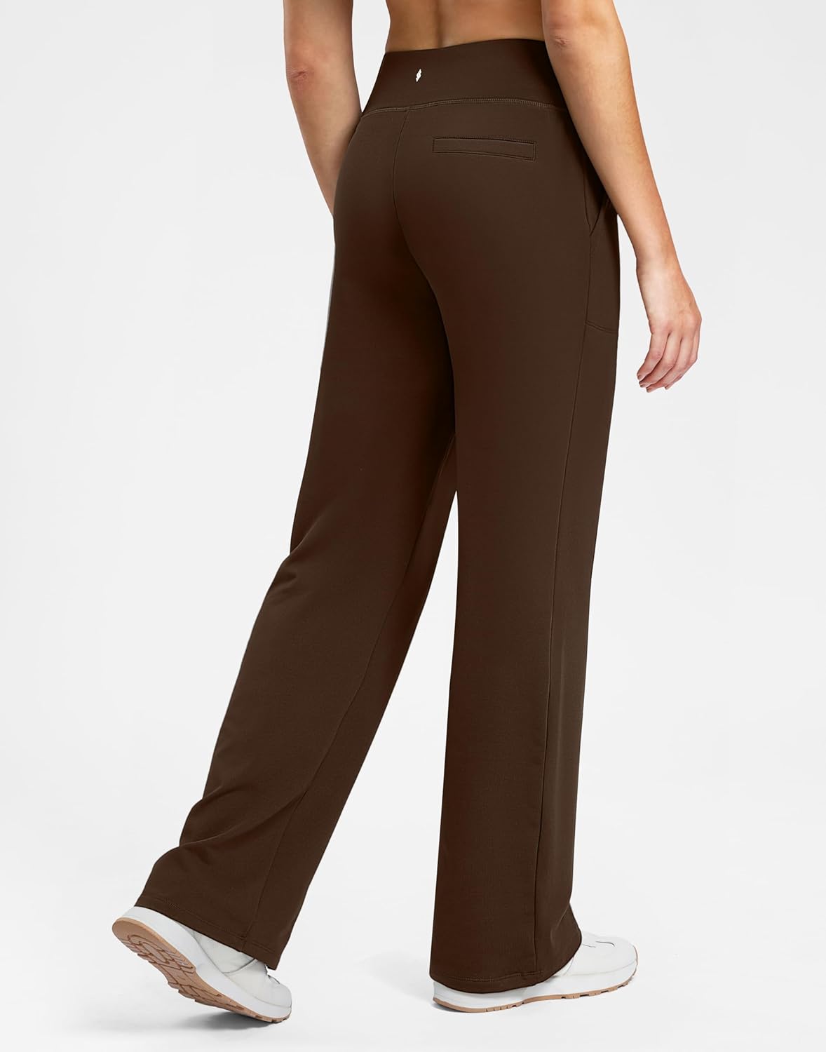 Soothfeel Fleece Lined Pants Women 29"/31"/33" High Waisted Wide Leg Sweatpants with Pocket Winter Warm Work Yoga Dress Pants - Image 2