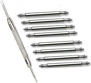 Olytop for 20mm Spring Bars Watch Pins Replacement Pins 8 PCS Diameter 1.5mm with Watch Band Remove Tool (20mm)