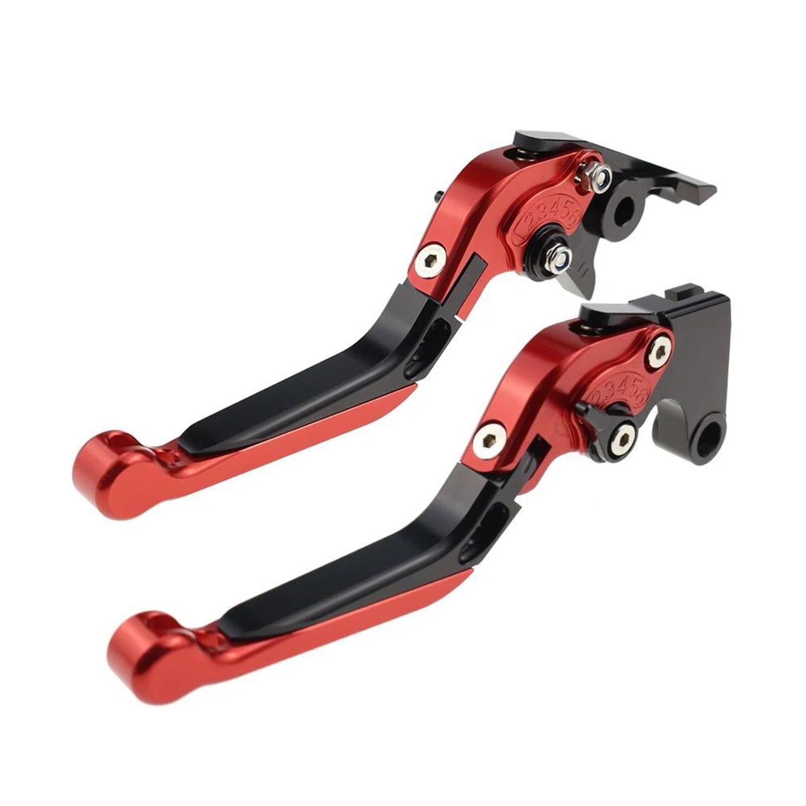 Frizione Leve Frizione Pivotanti, Manopole Di Controllo, Ricambi Moto, Leva Freno Regolabile Per KAWASAKI Per VERSYS 1000 2012-2014(Red)