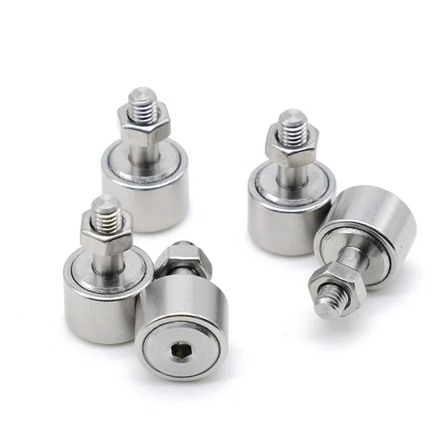 CFS5V SUS304 Cam Follower Bearing Needle Roller Bearing with Bolt KR10 M5X10X18mm 1Pcs