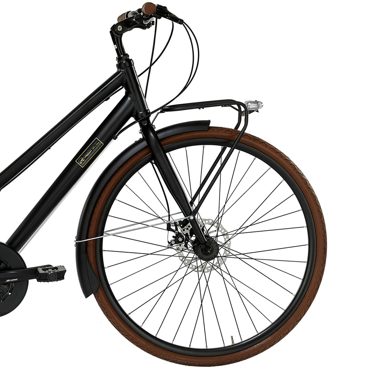 Alpina Bike Comfort 28", Bicicletta, Donna, Nero Semiopaco, 21v