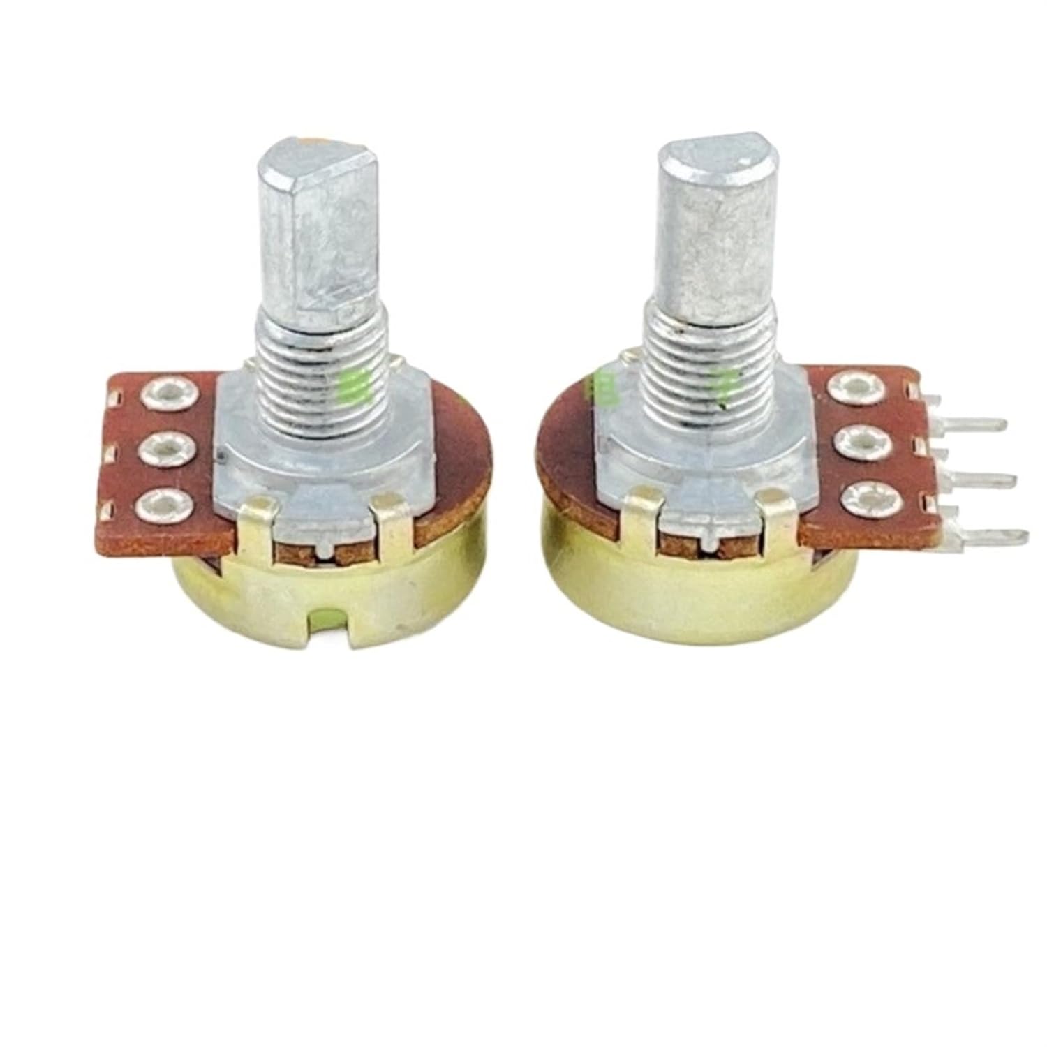 5Pcs/Lot A1M 16 Type 3-pin Single Speaker Power Amplifier Sound Volume Potentiometer 15MM Half Side D-axis