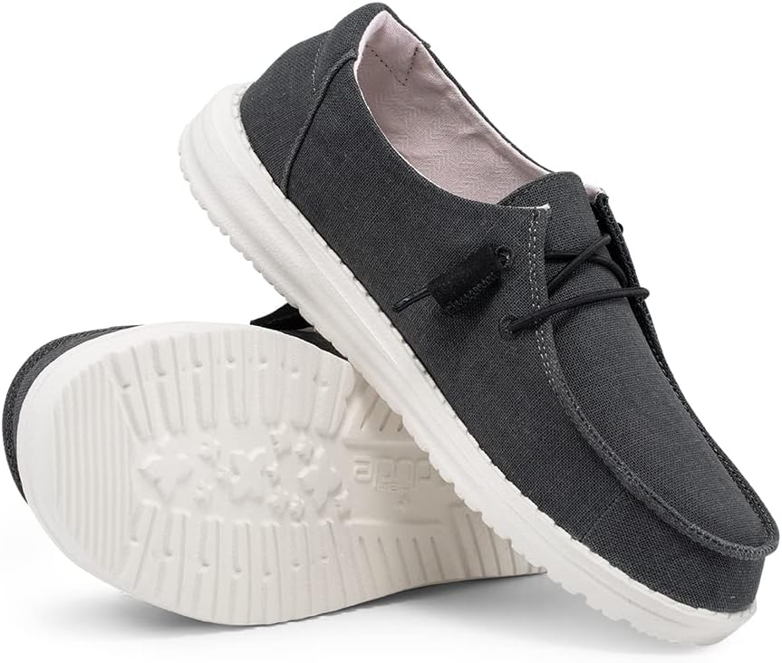 Hey Dude Womens Wendy Chambray 8 Off Black