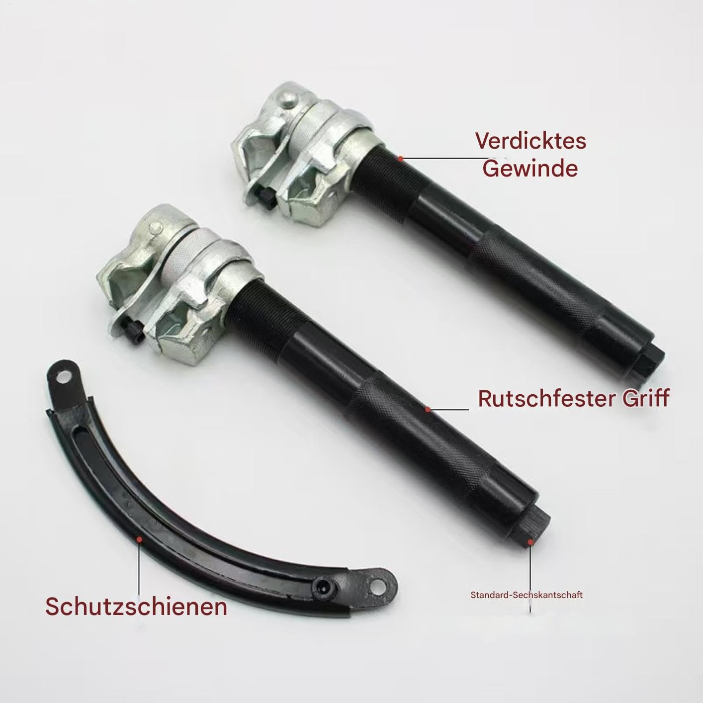 Compresor De Muelles Para Amortiguadores Juego de Compresores de Muelles | Dispositivos De Desmontaje Con Seguridad Para Reparación De Coches Suspensión De Motocicleta