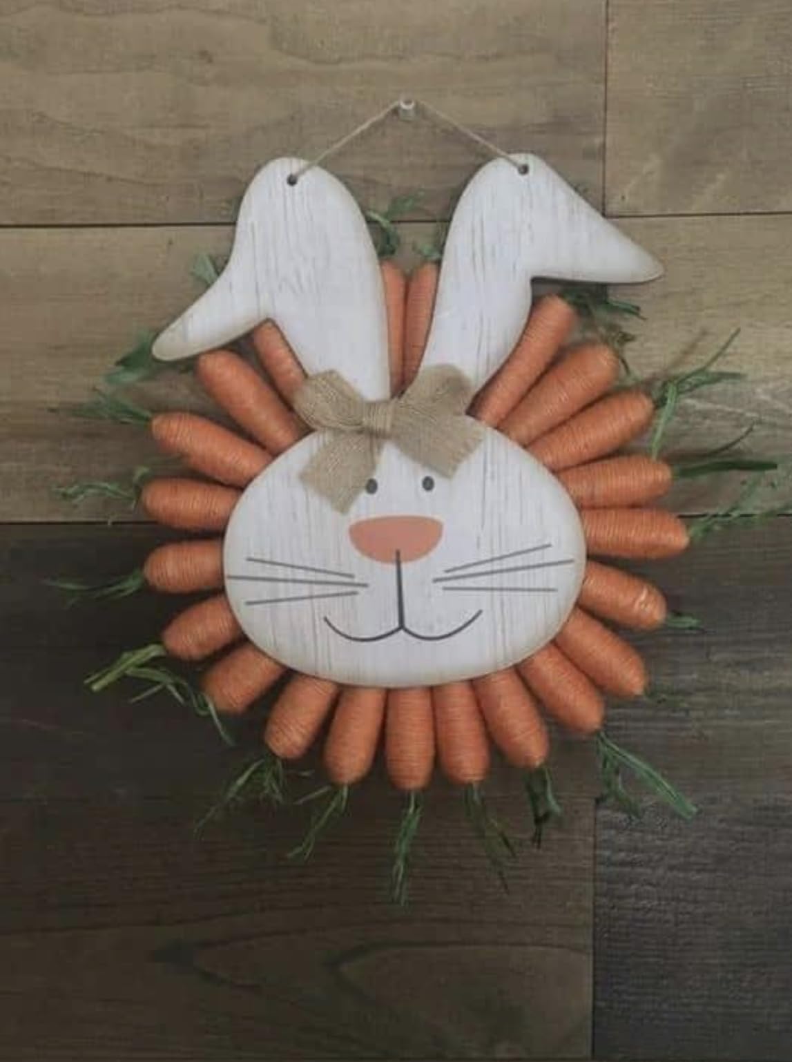 SOL MAR Jute Carrot Easter Decor - Create Festive Joy with 6-ct. Packs of Jute Carrots for Easter Bunny Decorations and Crafts