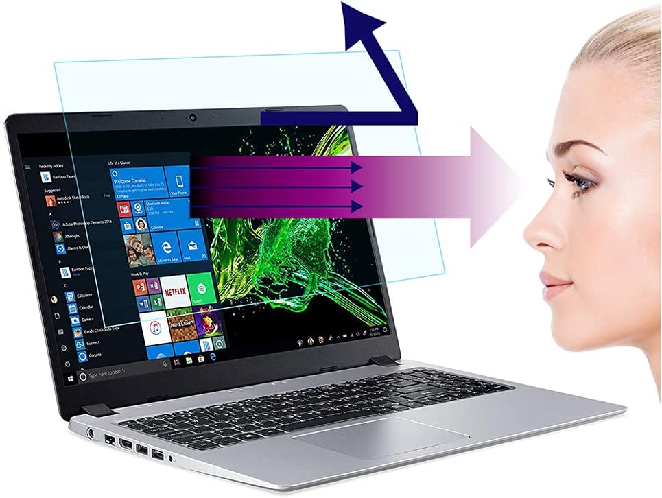WSHA Matte Anti-Glare/HD Anti-Blue Light Screen Protector Filter | Eye Protection Anti-Reflection Filter Reduces Digital Eye Strain, for Laptop,Matte,for MateBook D14
