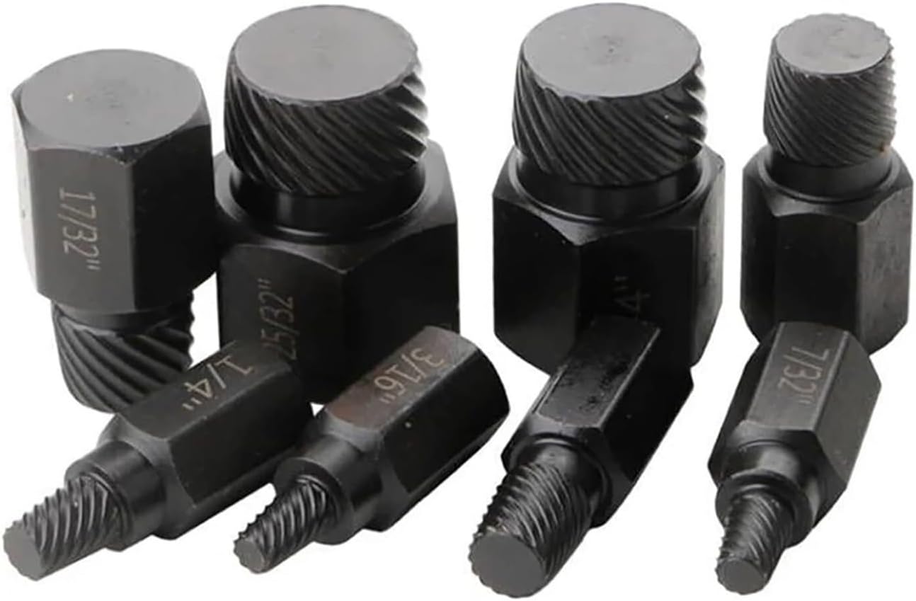 25-Piece Damaged Screw Extractor Set – Multi-Spline Bolt Remover with Hex Socket Bits