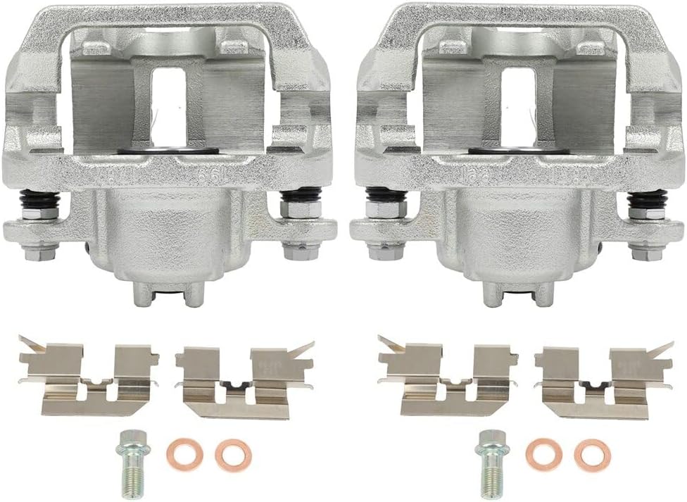 Disc Brake Caliper Assembly ANPART 19B2929 19B2928 w/Bracket Rear Left & Right Sets of 2 Compatible For Honda Odyssey 2005-2010