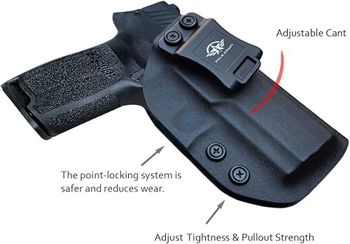 Miniatura 3 de Funda Sig P320 IWB Kydex de Ajuste Personalizado Sig Sauer P320 CarryCompactaTamaño MedianoCompleto - Estuche para Pistola - Porta Oculto Dentro de