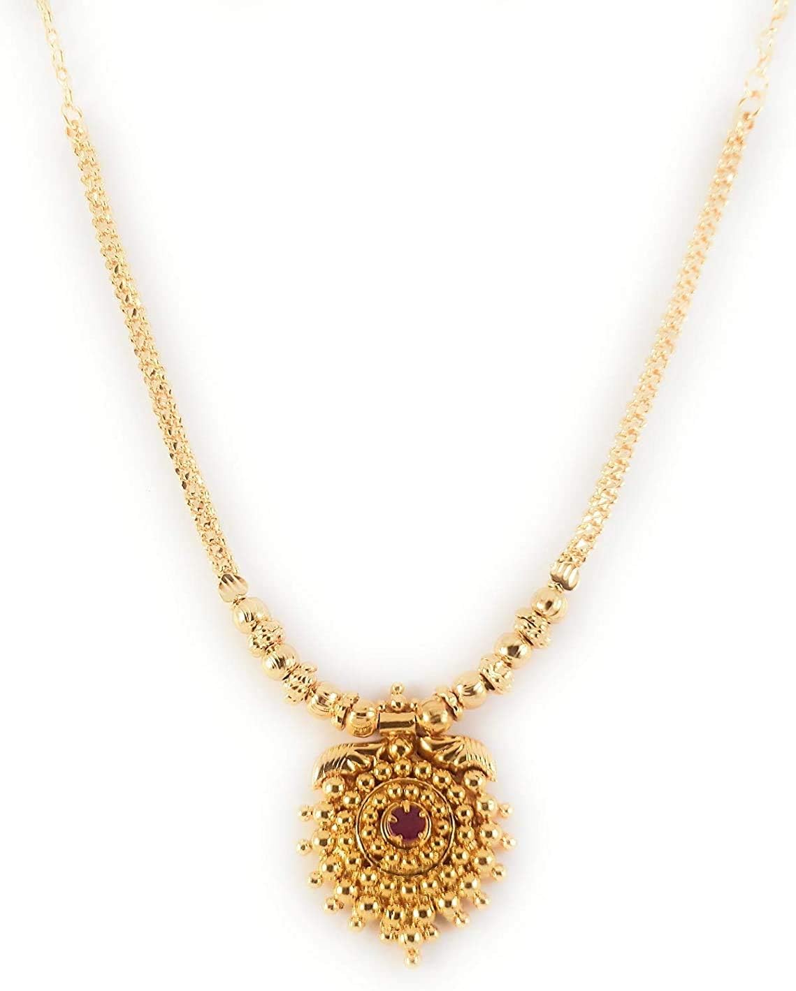 SUKRA GOLDCopper & Gold Plated Chain for Women (Gold)