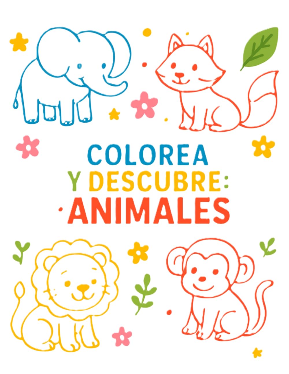 COLOREA Y DESCUBRE ANIMALES