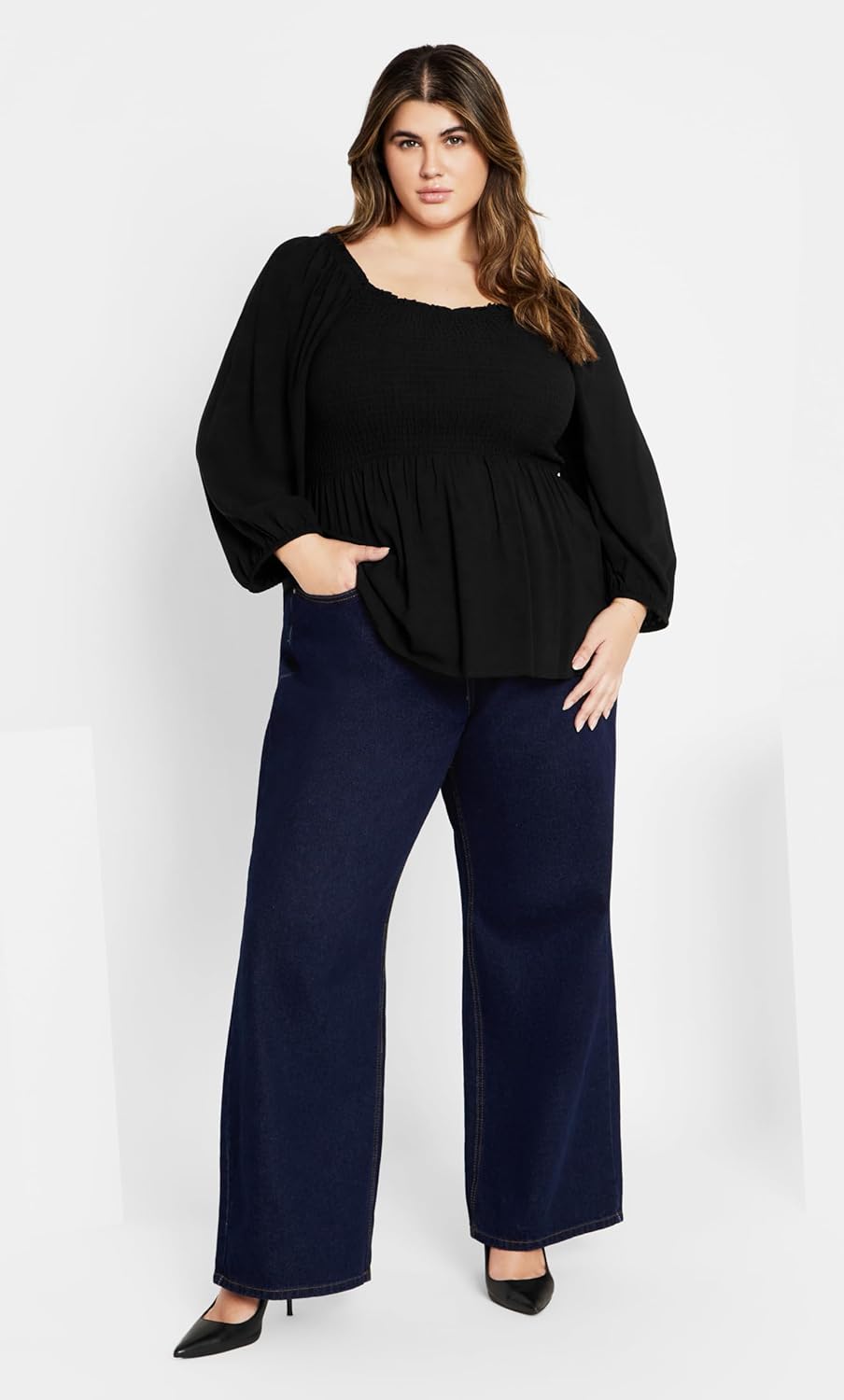City Chic Women's Plus Size Top - Poppy - Image 2