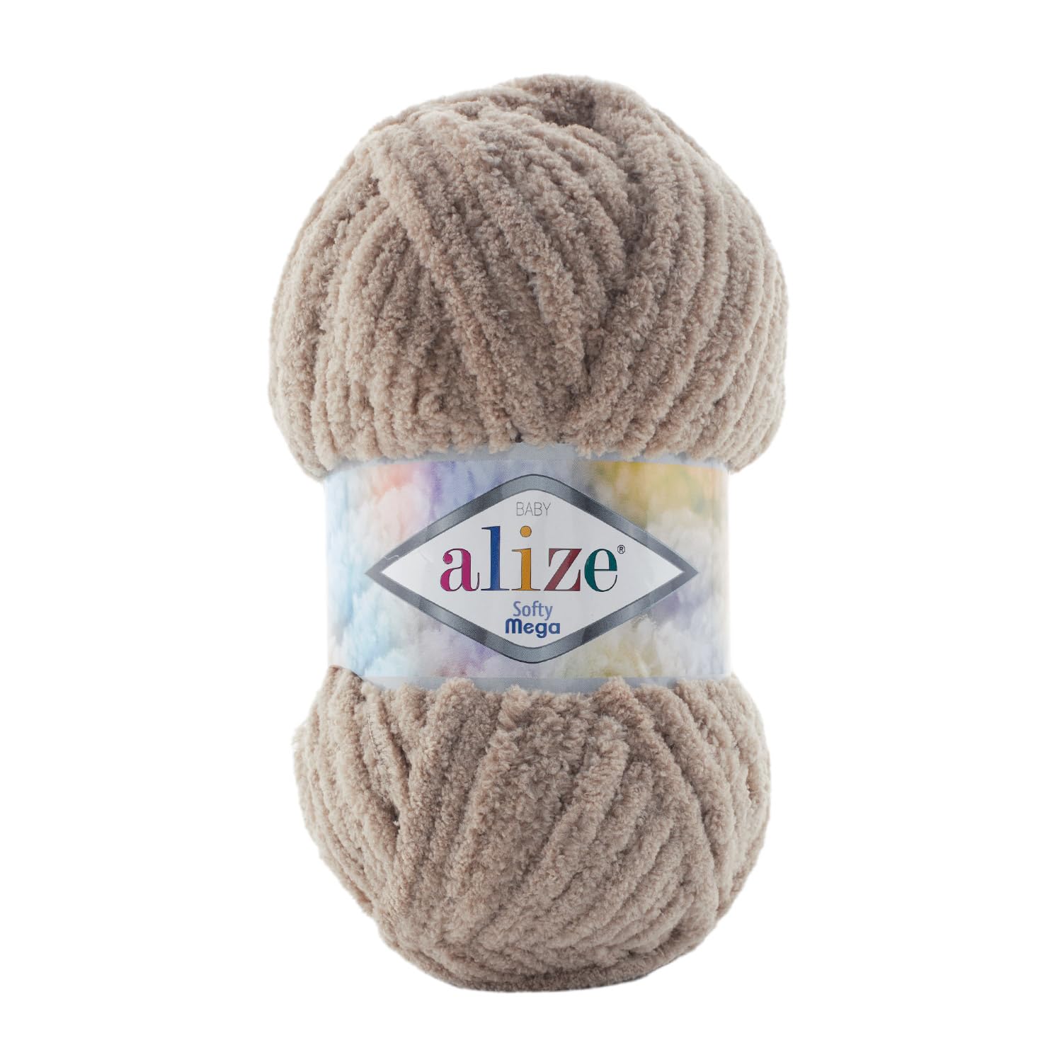 Alize Softy Mega Chunky Blanket, Scarf, Baby Knitting Crochet Yarn 100g Ball (1, 530SM) — image 1