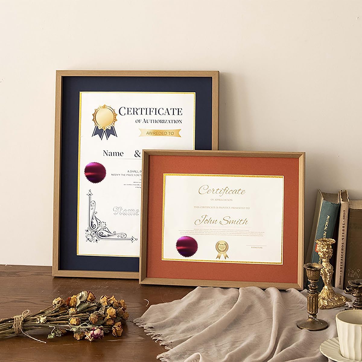 Embossing Stickers 2" Round Labels Rose Red Foil Blank Stickers Metallic Seals for for Certificates, Notary, Embossing, Awards, Corporate Seals, 250 (Pink Gold) - Image 4