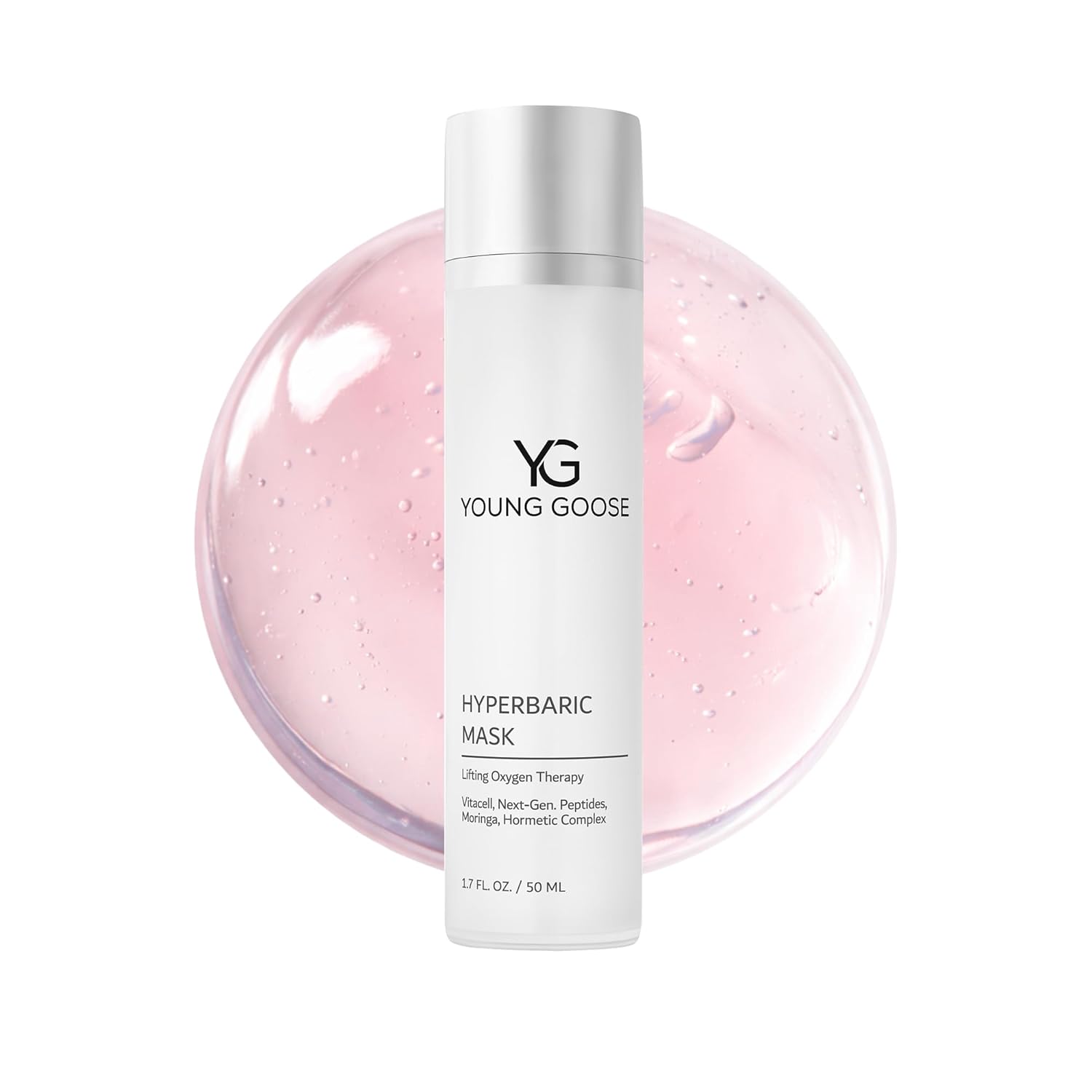 Young Goose, Hyperbaric Mask | Skin Rejuvenating | Enhances Skin Vibrancy and Firmness | Hydrating and Plumping - 50ml