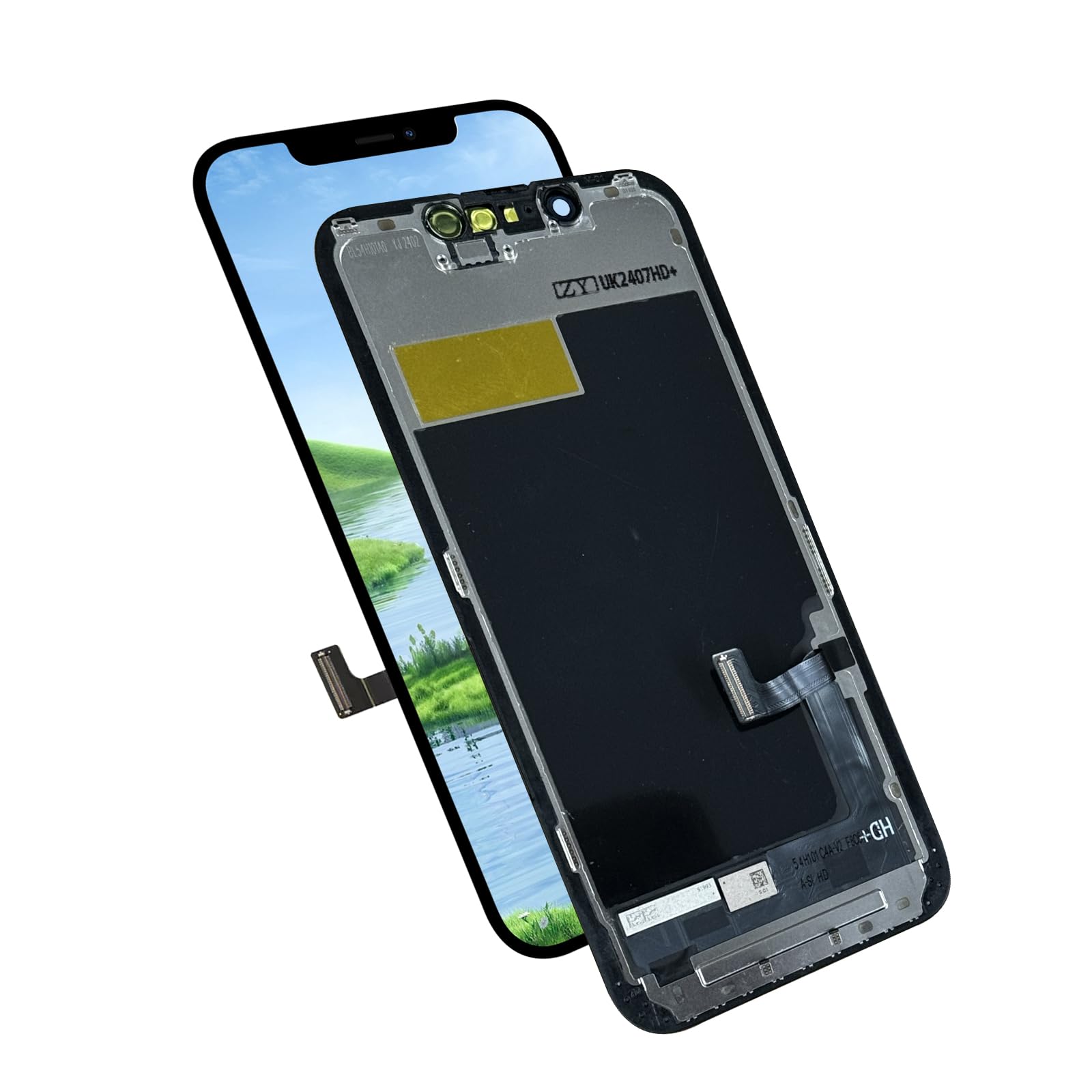 DIGI4U für iPhone 13 Mini Display Bildschirm Ersatz, 5,4'' 𝟯𝑫 𝑻𝒐𝒖𝒄𝒉 Truetone LCD Bildschirm für iPhone 13 Mini Display Bildschirm Ersatz Digitizer Reparaturkits
