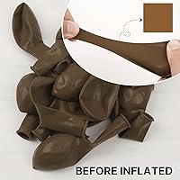 Vista 103 de PartyWoo Nude Balloons 100pcs 12 Inch Apricot Boho Fall Neutral Latex Helium Balloons for Graduation Wedding Anniversary Birthday Boy Baby Shower